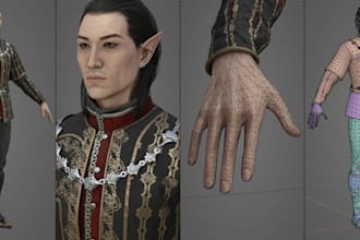 3d character model for unreal engine 5 and roblox 3d creature 3d monster rig 3d