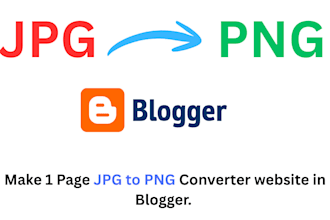 make 1 page jpg to png converter website in blogger blogspot
