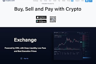 develop crypto exchange website, p2p website, crypto trading, crypto wallet app