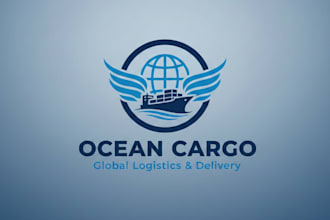 design a professional shipping logo for your brand