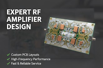 design professional rf and microwave amplifiers and pcbs