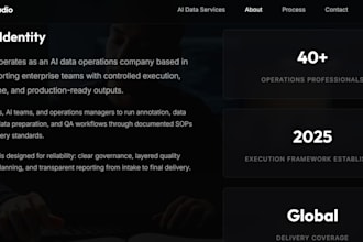 build web apps, data infrastructure, and validation tooling