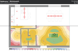 do architectural lighting design and relux calculations