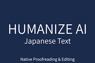 professionally proofread and humanize ai translated japanese