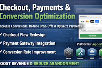 optimize your checkout, payments and conversion systems