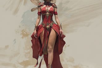 draw your fantasy character illustration