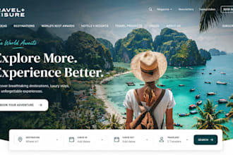 travel website travel agency reservation website, tourism website wordpess site