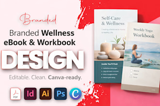 design canva ebook self care mindfulness spiritual coaching fitness guide