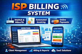 develop isp CRM with admin dashboard