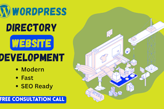 develop a modern, SEO ready directory website using any directory plugin