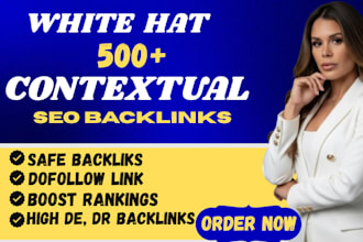 create high authority contextual SEO backlinks