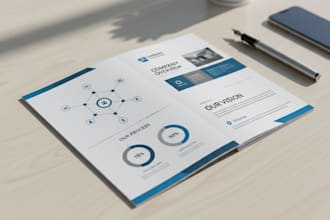 design print ready professional brochure