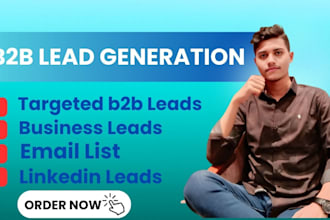 do professional b2b lead generation and targeted linkedin lead generation