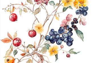 draw botanical illustration art for you