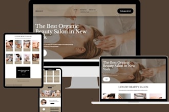 design beauty website vagaro booking setup spa website hair salon showit website