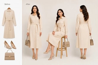 create ai fashion and apparel product photography with realistic ai models