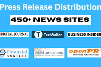 do press release writing and press release distribution, PR distribution