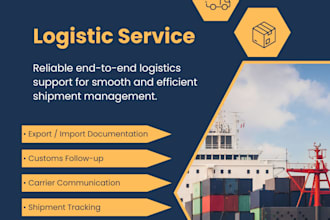 be your professional logistics and freight forwarding virtual assistant