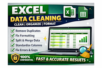 clean and structure your raw data in excel