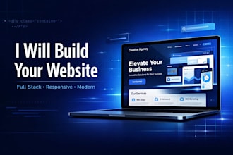 build website or web application using modern tech stack