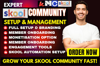do online course creation skool community setup monetize revenue