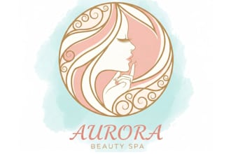 draw beauty, spa, hair, eyelash, nails logo and brand identity