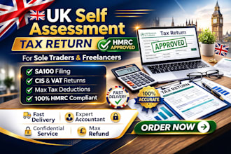 file UK self assessment tax return for sole traders and freelancers