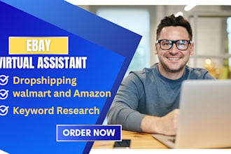 be your amazon fba wholesale, ebay ds and walmart wfs virtual assistant