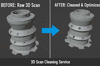 clean and repair your 3d scans into professional files