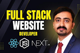 be your full stack developer with frontend and backend development