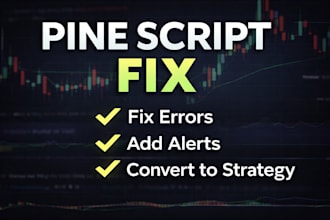 fix pine script or modify tradingview indicator
