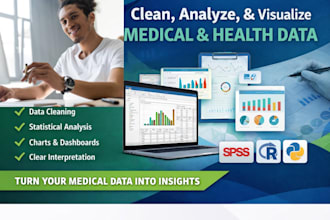 clean, analyze, and visualize medical and health data