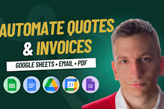 create automated quotes and invoices in google sheets