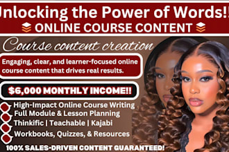 do online course content, elearning course creation, udemy training videos, ppt
