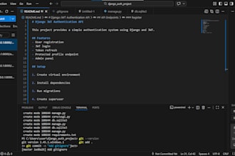 build a secure django rest API with jwt authentication