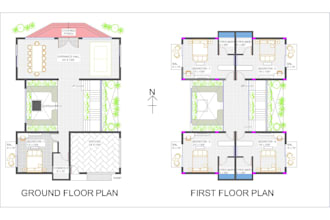 design interior layouts and space planning for homes and offices