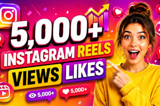 buy 5000 instagram reels views and likes for your video
