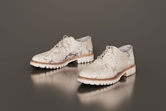 model high quality 3d shoes for production and marketing