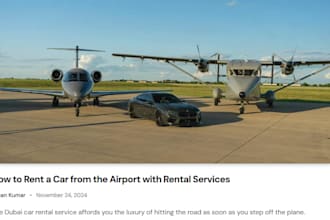 write engaging and SEO optimized aviation news articles