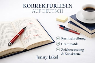 proofread your german fiction
