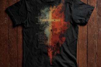 make a custom christian t shirt design bible verses