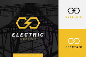 do eco energy, electrical , power and solar panel logo