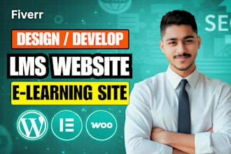 develop wordpress lms or elearning website by tutor and learndash
