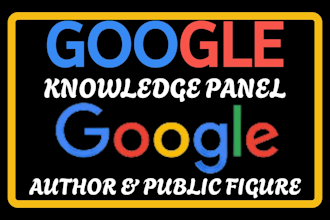 create a verified google knowledge panel or graph for authors or public figure