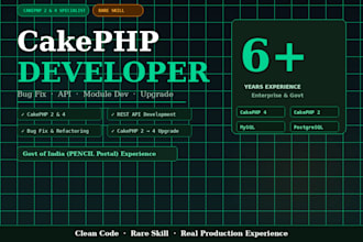 develop fix or customize your cakephp application