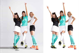 do any photo background removal, photo retouching and editing