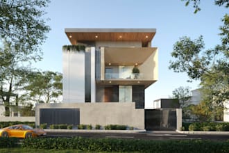create animation 3d rendering interior exterior
