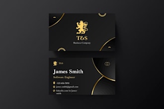 design a luxury and premium business card