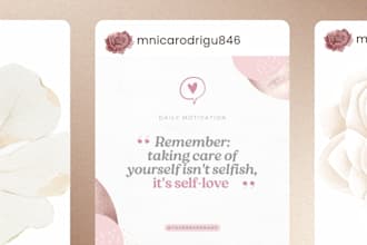 design minimalist motivational quotes for your instagram