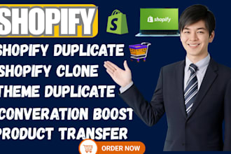 professionally duplicate and optimize shopify store for speed and conversion